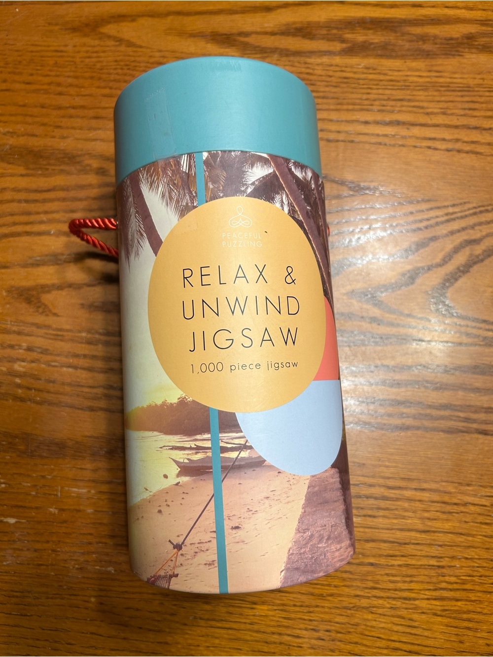 Relax & Unwind Jigsaw Puzzle - Teal and Multicolor 1000 pieces